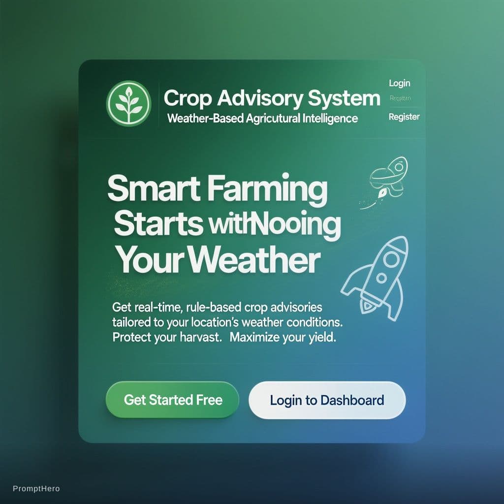 AI generated: ienhance this prompt Create a modern landing page UI for a web application titled **"Weather-Based C...