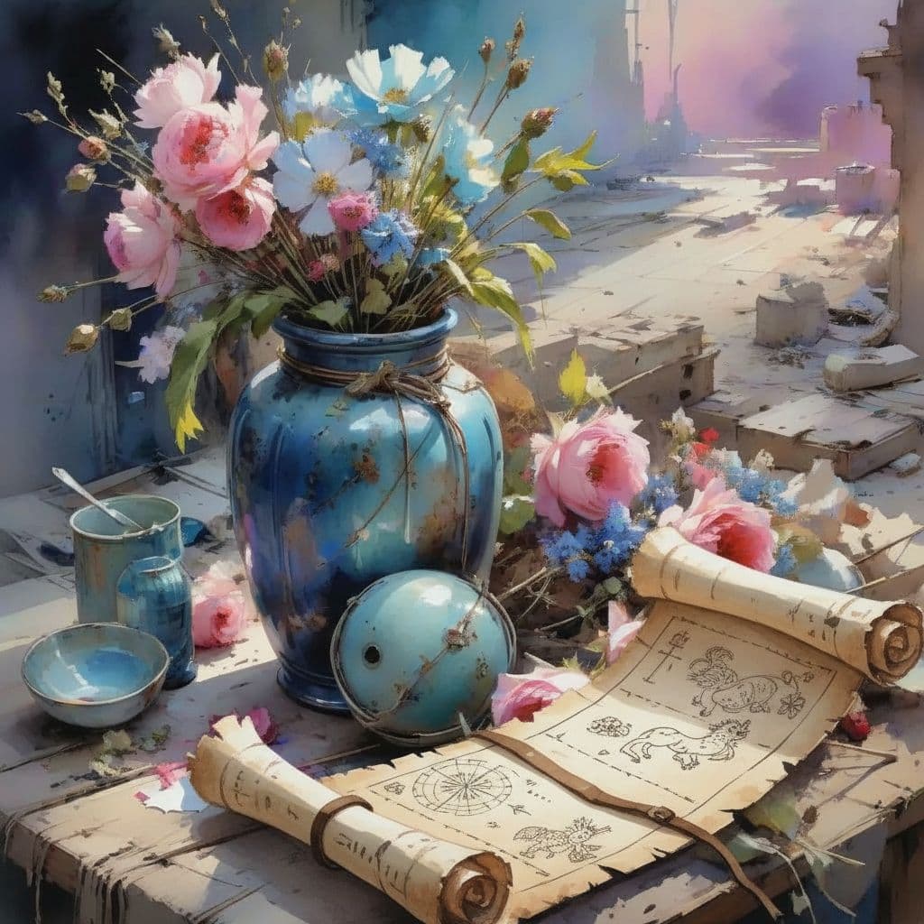 AI generated: On the table