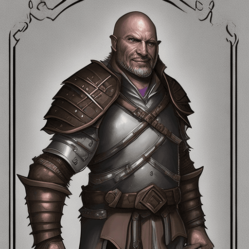 AI generated: DnD 5e Asimar Palidan Ageless One Plate Armor Cabin woods