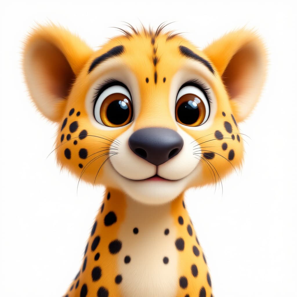 AI generated: reyalestic,3d, cartoon-style, Elephant , face, zoom in, expressive eyes and a playful demeanor, thic...
