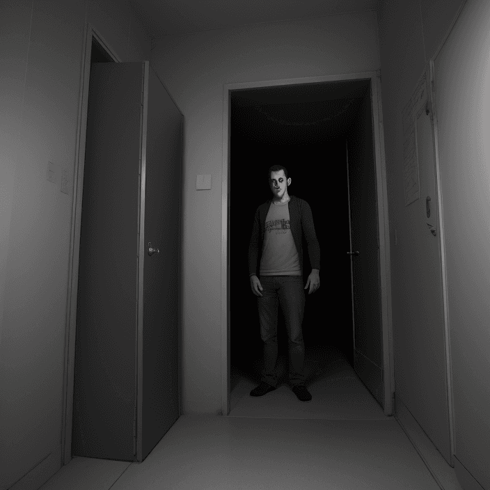 AI generated: Matt stood there, scared.
