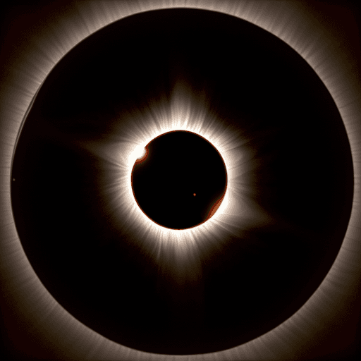 AI generated: Eclipse, artistic