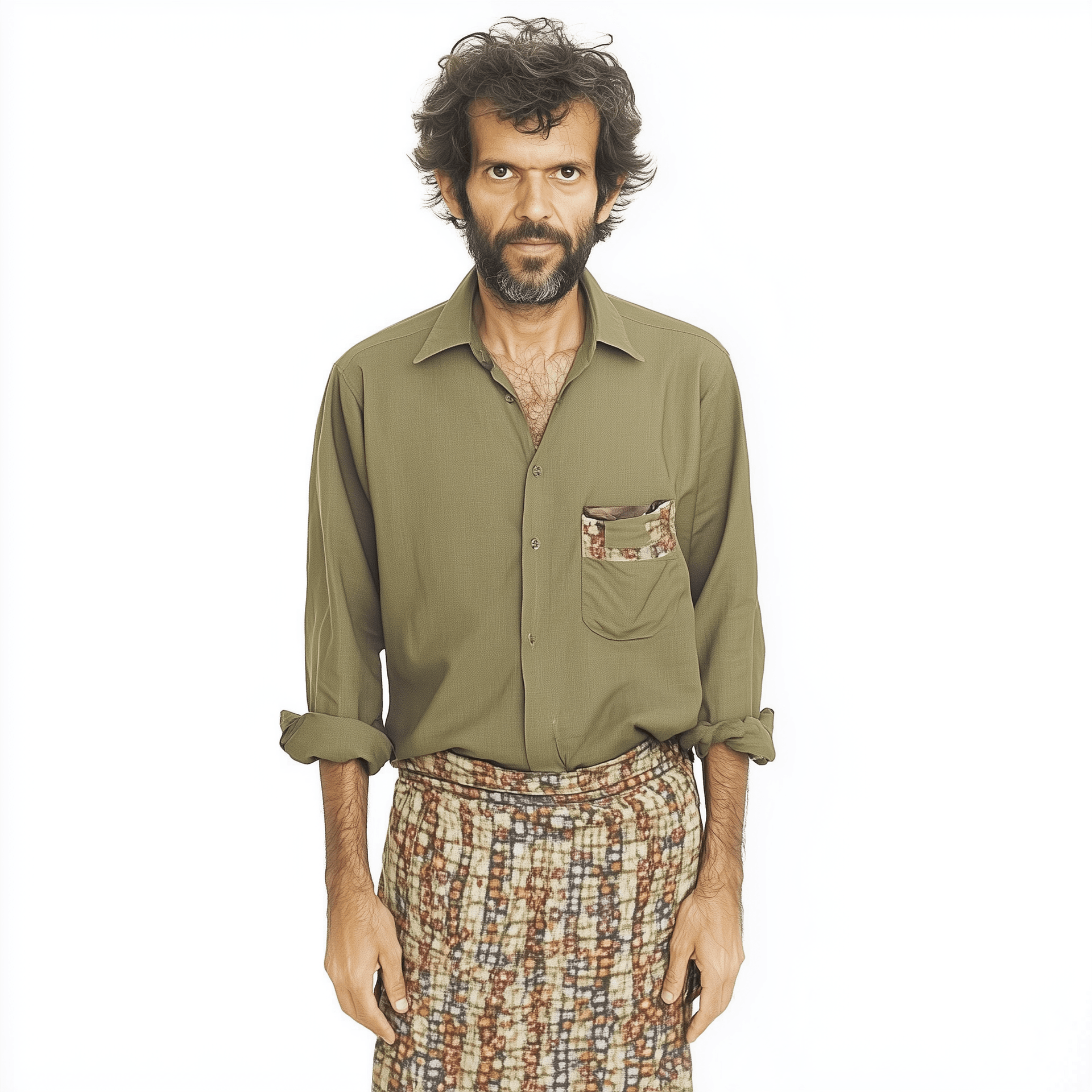 AI generated: full shot, full-length portrait, wide field of view, centered, showing entire body, award-winning ci...