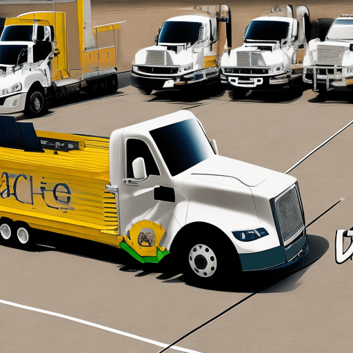 AI generated: Create a logo for company who provides a truck dispatch 