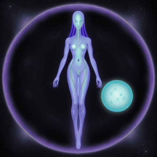 AI generated: alien species the pleiadian