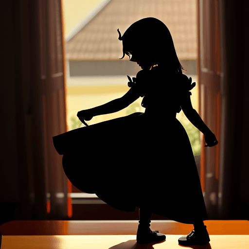 AI generated: fazer uma silhouette loli chupando umpau

