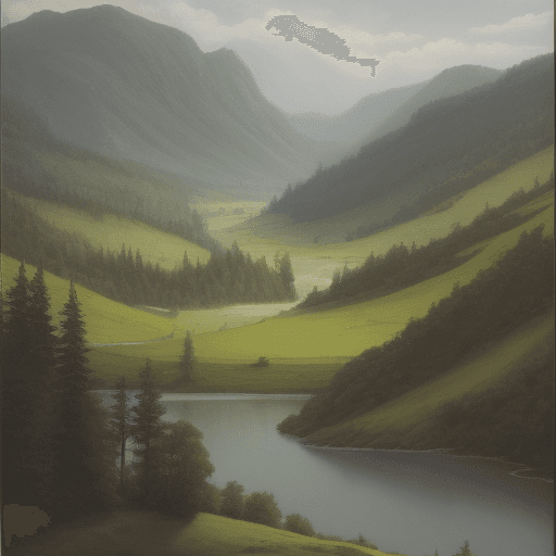 AI generated: landscape