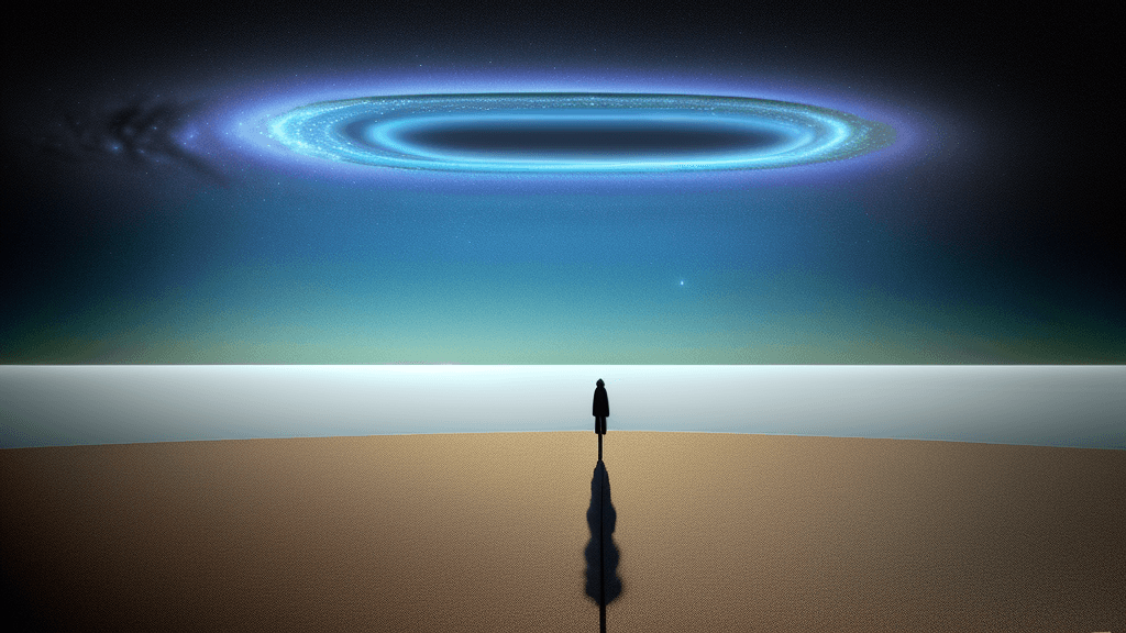AI generated: Far away perceptive