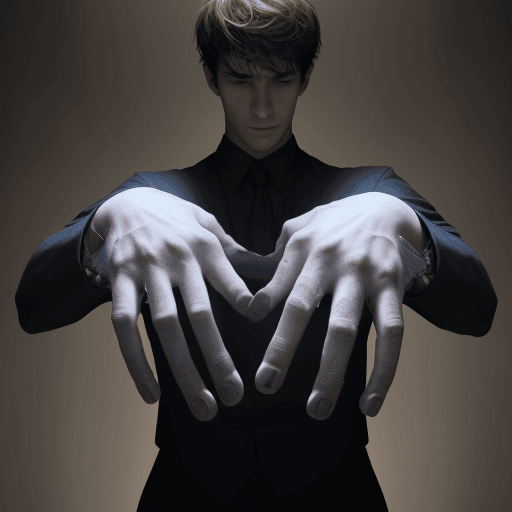 AI generated: The guy has a lot of hands. he does a lot of things at the same time