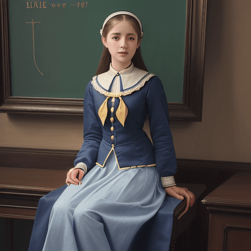 AI generated: realistic girl in school uniform, in the style of firmin baes, lilia alvarado, y2k aesthetic, spanis...