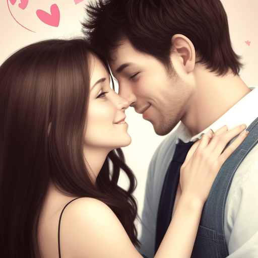 AI generated: a couple in love
