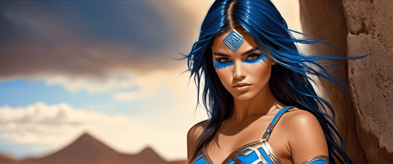 AI generated: Dynamic angle, (((masterpiece:1. 0))), (hyperrealism:1. 5), High Detail RAW color Photo, (full body:...