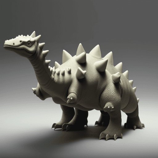 AI generated: stegosaurus
