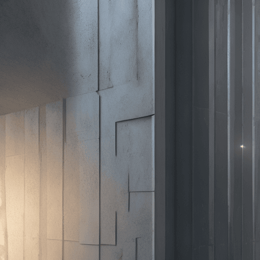 AI generated: Photo of a ultra realistic wall, arc, dramatic light, cinematic lighting, battered, low angle, trend...