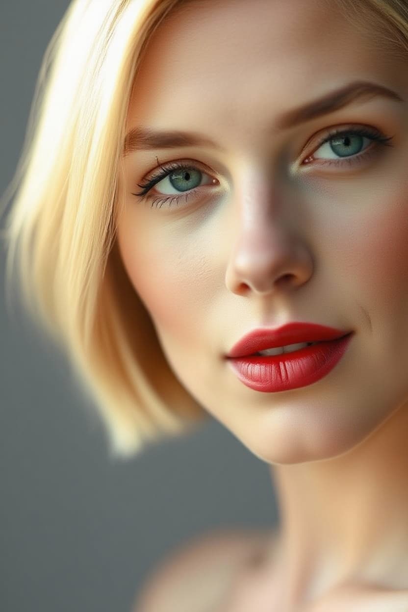AI generated: "Image is a high-resolution, close-up portrait of a person with a fair complexion and short, tousled...