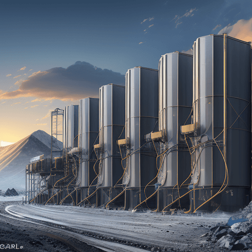 AI generated: High resolution banner for abelian crypto mining 