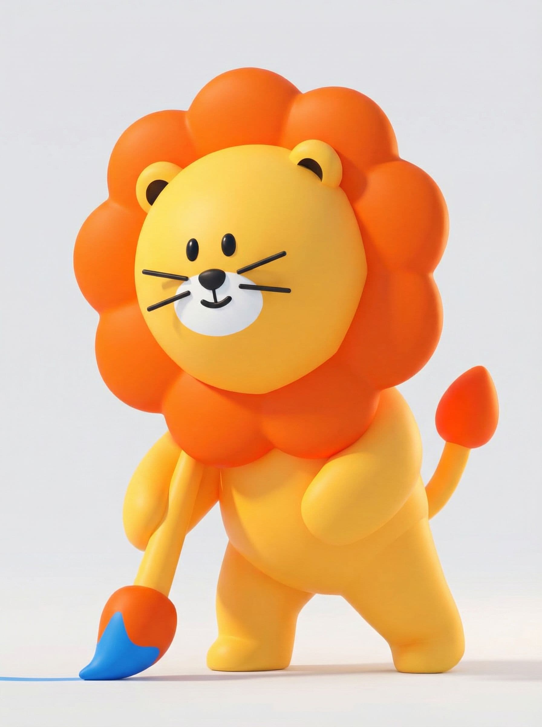 AI generated: Using the attached reference image, create a high-quality 3D character illustration.
Maintain the or...