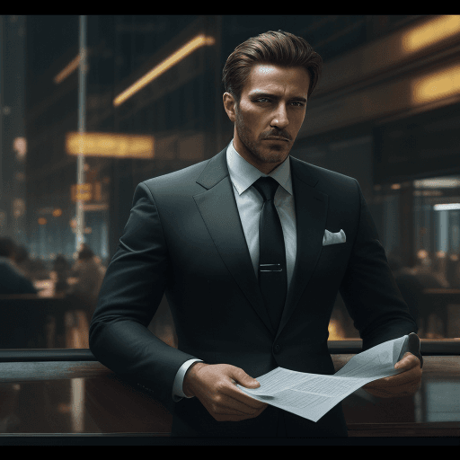 AI generated: successful business man, with a lot of detail, high quality image, cinematic, hyper realism, extreme...