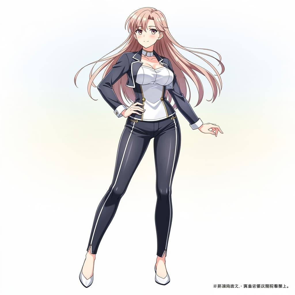 AI generated: Big butt anime girl