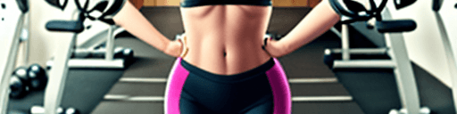 AI generated: selfie of a girl at a gym. Girl does not have to be slim