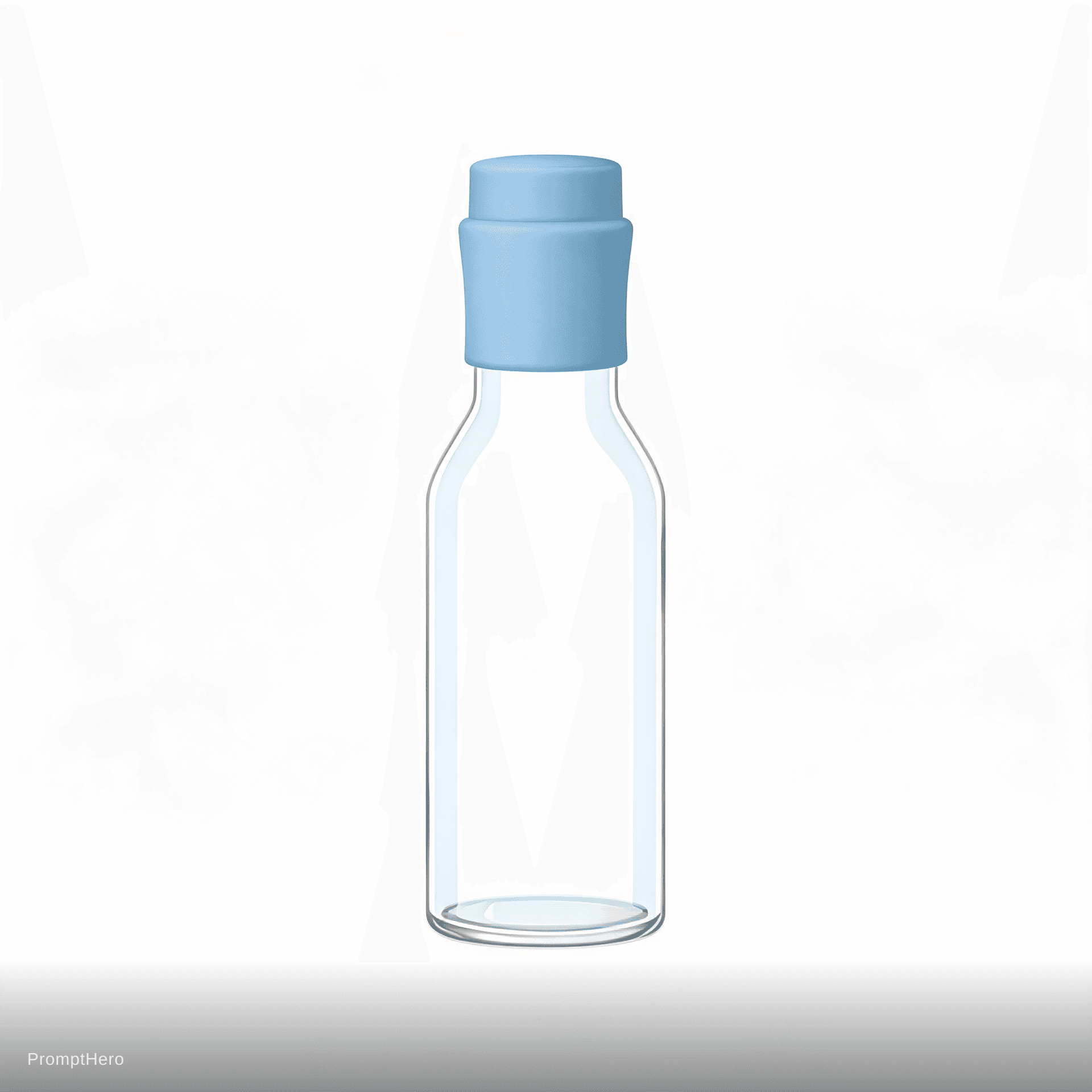 AI generated:  “izizi” glass bottle with silicone cover 