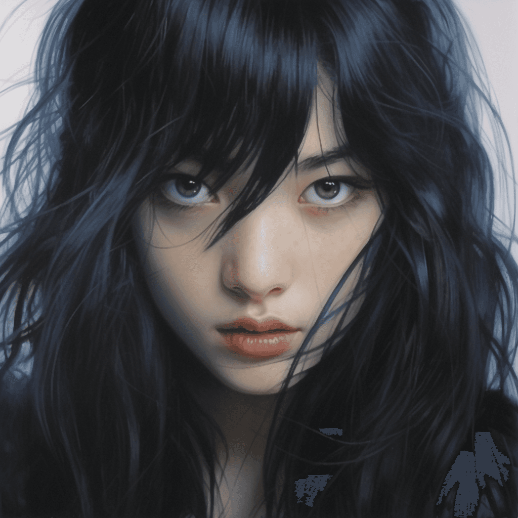 AI generated: feng shui :young women :blue eyes :black hair :highly detailed --q 1 --s 250 --v 5.1