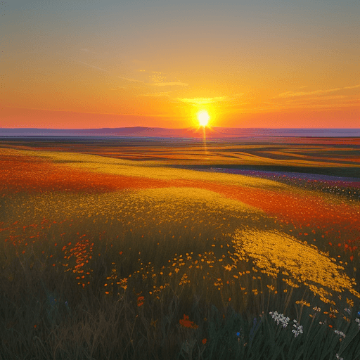 AI generated: As the sun gently kisses the horizon, casting a warm golden glow upon the world, you find yourself s...