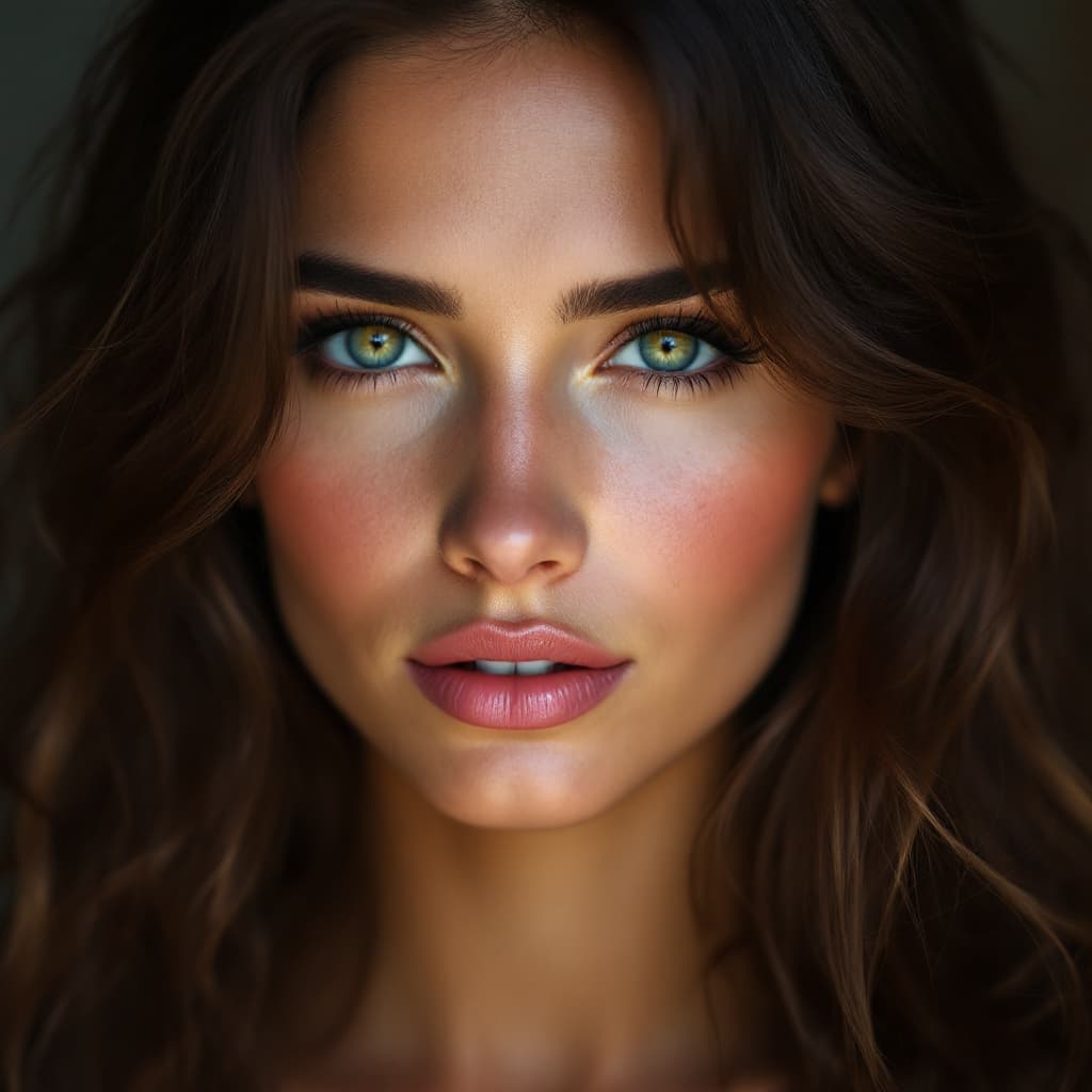 AI generated: Hyperrealistic image of a 30 something woman with brown heir