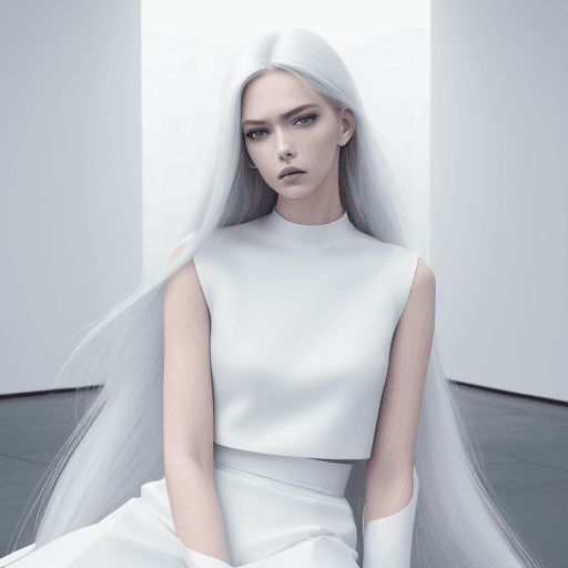 AI generated: Hyper realistic eye level, ChromaV5, Realistic Vision, photo, a wonderful 
 fashion woman, model, pe...