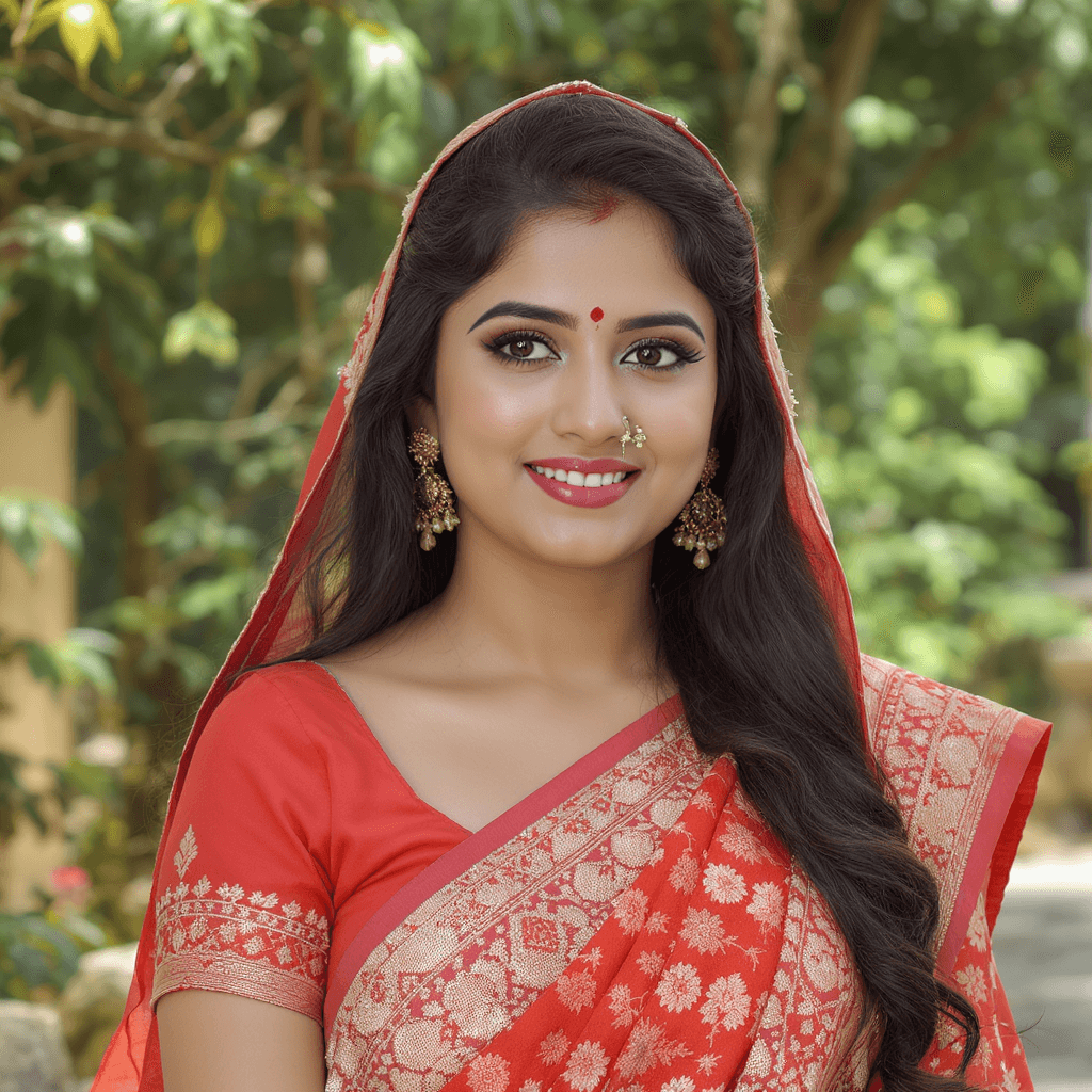 AI generated: beautiful indian women