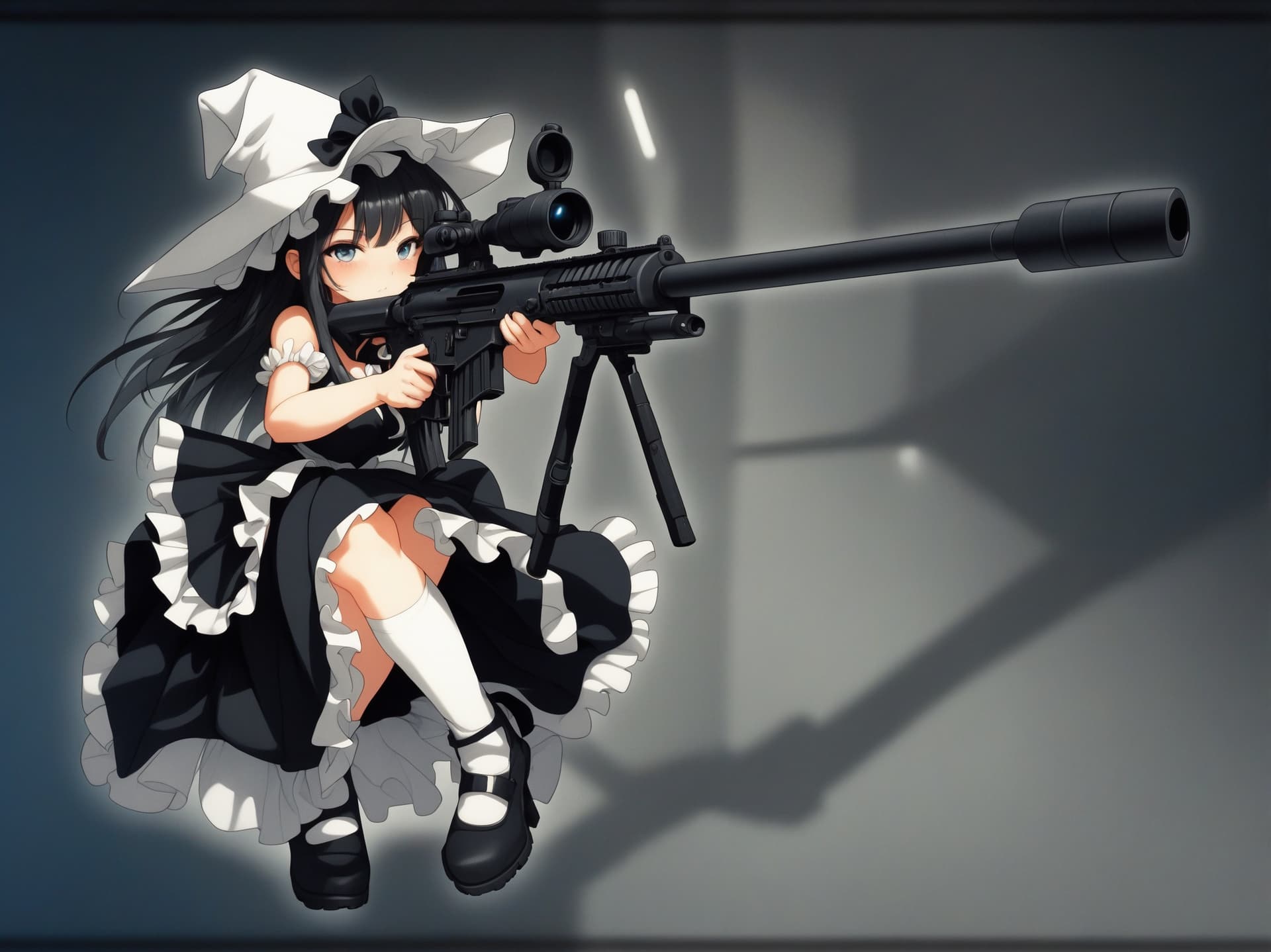 AI generated: A full body photo shot of a beautiful and breathtaking image of a witchy witch ((maid)) (woman) wear...