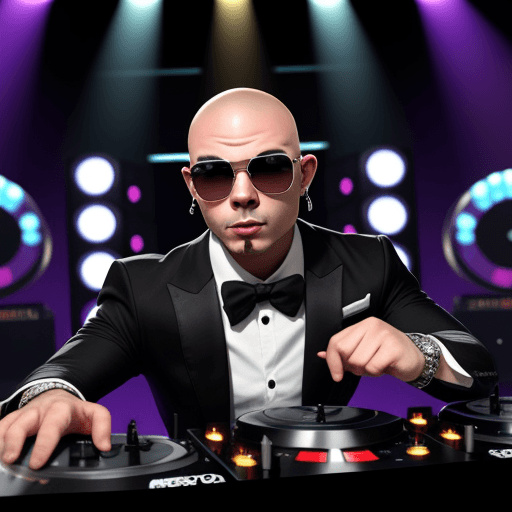 AI generated: pitbull dj 