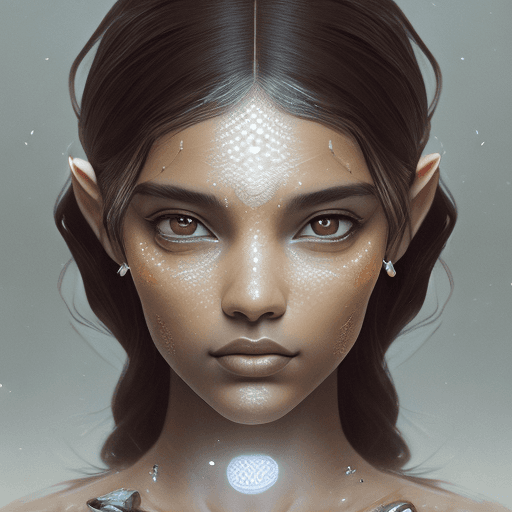 AI generated: a photo portrait of a brown latina girl with BROWN eyes and BROWN hair, urban fantasy, sharp focus, ...