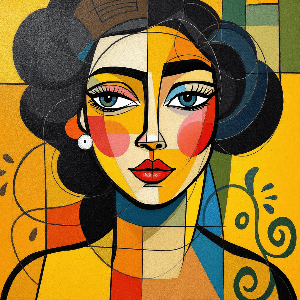 AI generated: crea "Una mujer latina, con rasgos faciales distintivos y una expresión serena”: renderizada en el e...