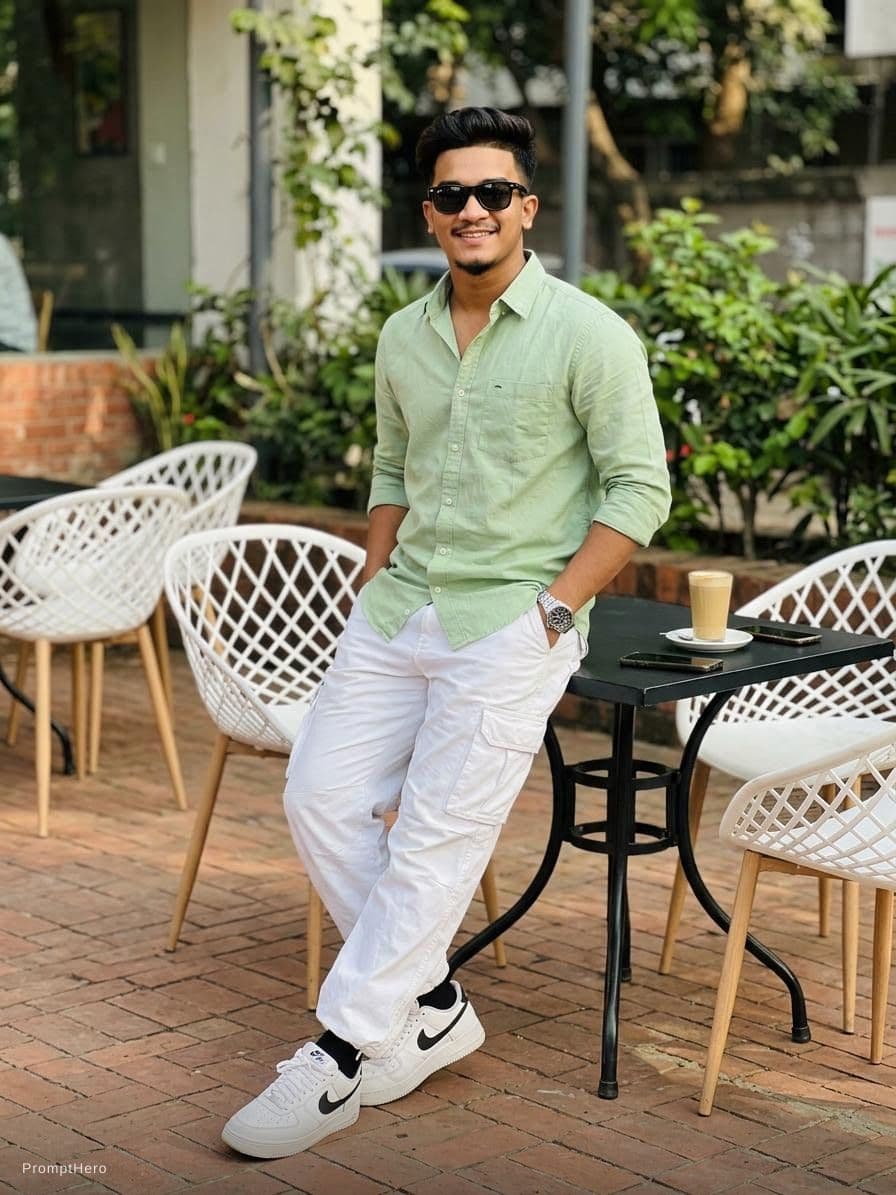 AI generated: Ultra-realistic 8K portrait of a stylish 25-year-old
Bangladeshi boy with the exact same face unchan...