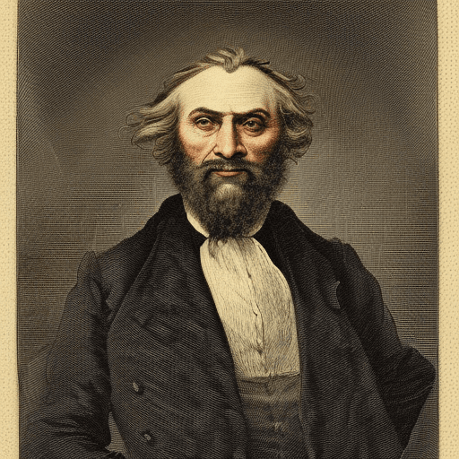 AI generated: A mad man portrait