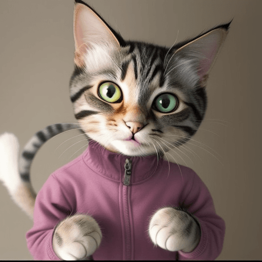 AI generated: funny cat