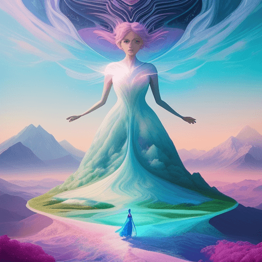 AI generated: Crea una ilustración 
 que transporte a tres personajes con un aspecto de diseñadores o artistas a u...