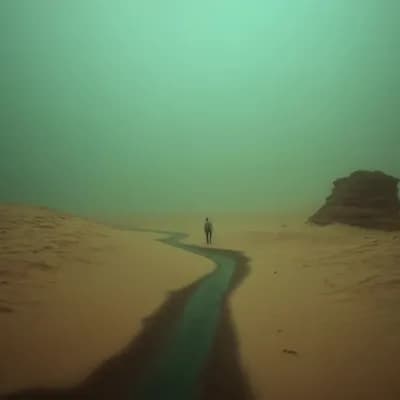 AI generated video: Create this girl standing up and turns around in a sensual way while walking towards the camera 
