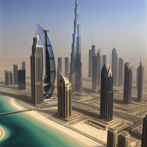 AI generated: dubai in 2000 years