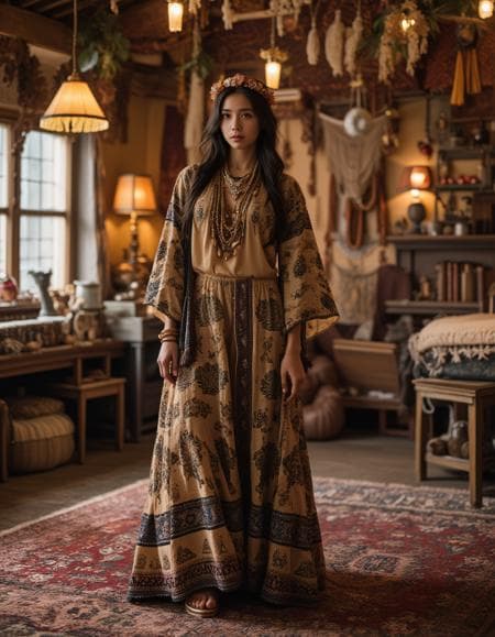FLUX - Boho Asian AI Girl - Image 1