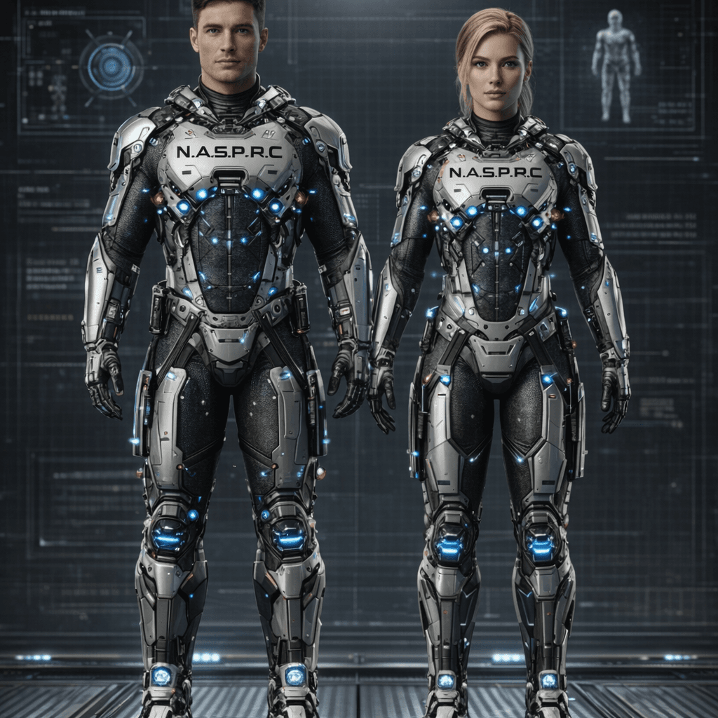 AI generated: The reference images are my N.A.S.P.A.R.C. (Post-GVA Human Systems)
Nanotech Advanced Space Protecti...