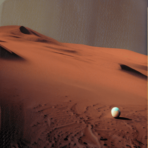 AI generated: Boris Yeltsin on Mars 
