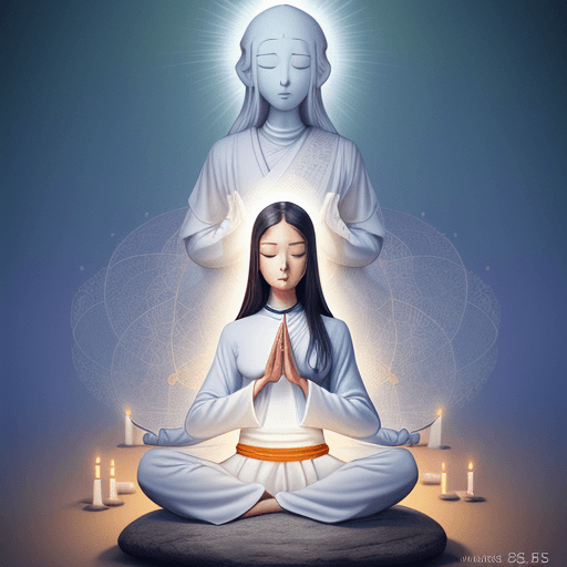 AI generated: Meditation as a pathway to inner peace and spiritual growth --v 5.2 --q 5 --s 250 --ar 9:16