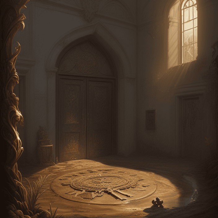 AI generated: One morning, as the sun shone bright in the sky, Matt discovered a glittering bronze key in the mudd...