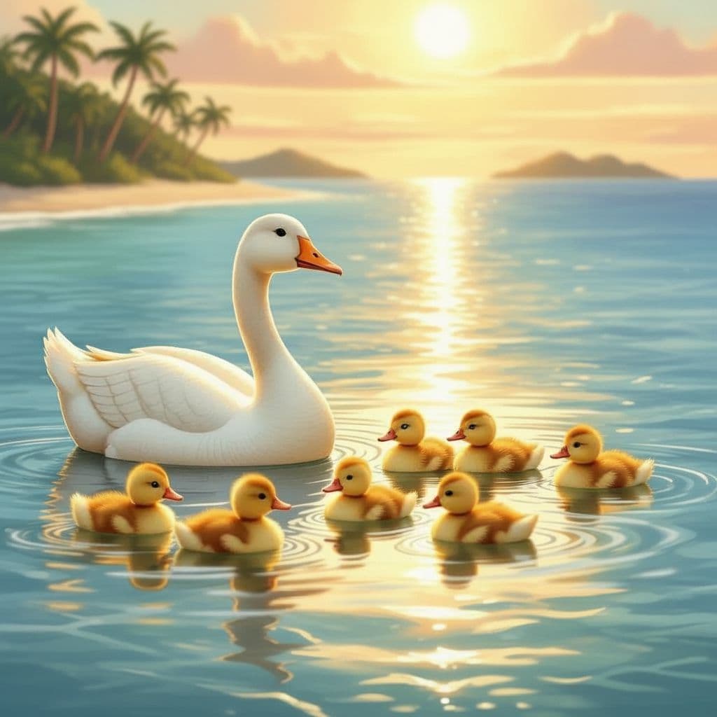AI generated: A la mer