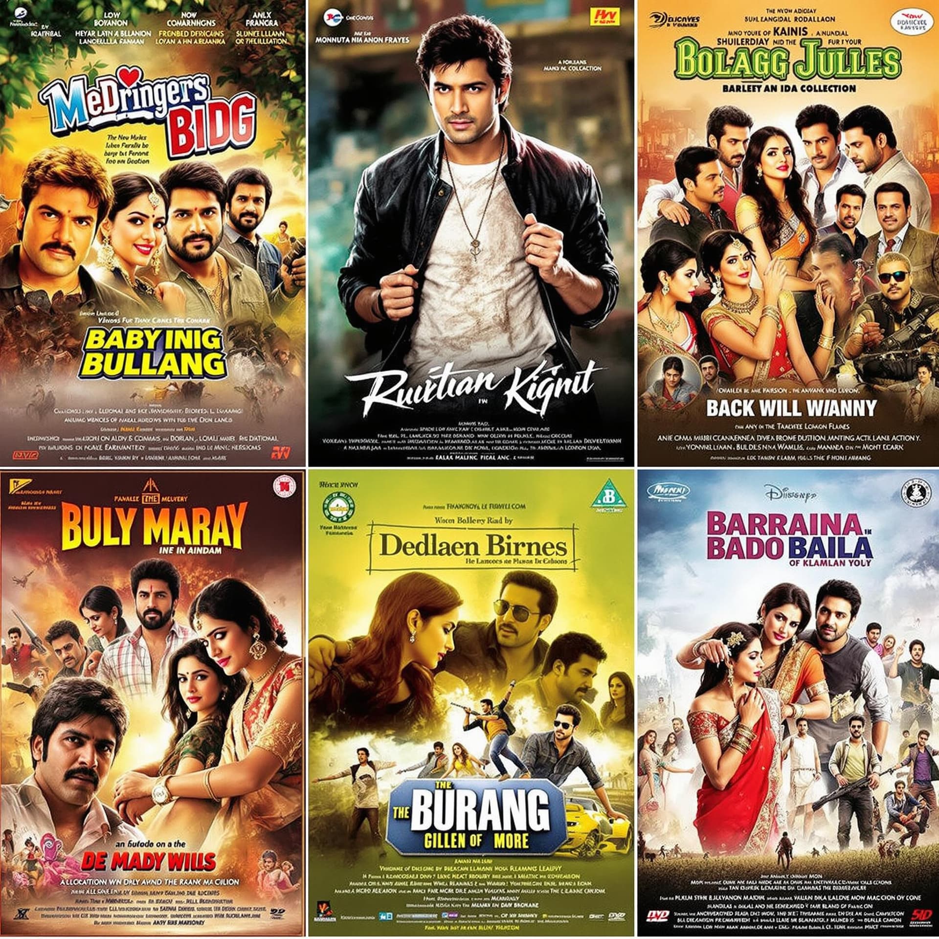 AI generated: Explore a handpicked selection of beloved Indian movies, offering a mix of genres from Bollywood’s f...
