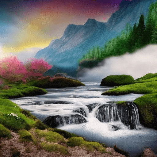 AI generated: beautiful music and nature