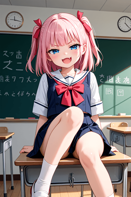 [SDXL] Evil smug face / 小悪魔の笑み