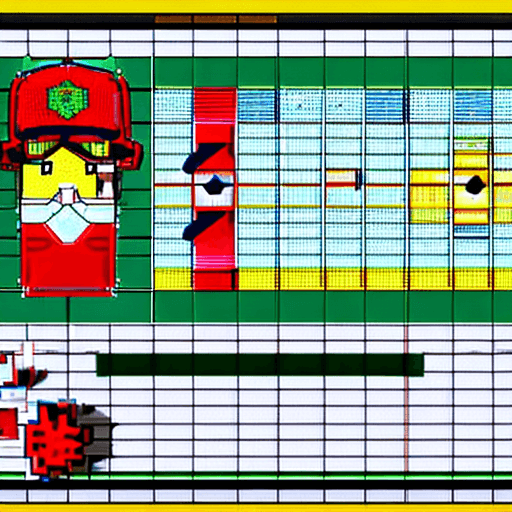 AI generated: maypokemon, red bandana, green bandana, red shirt, yellow belt, white skirt